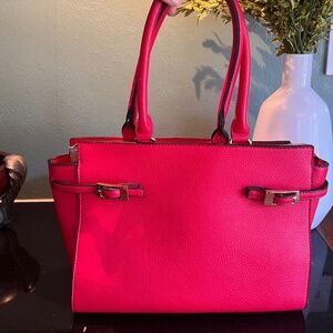 No brand red hand bag